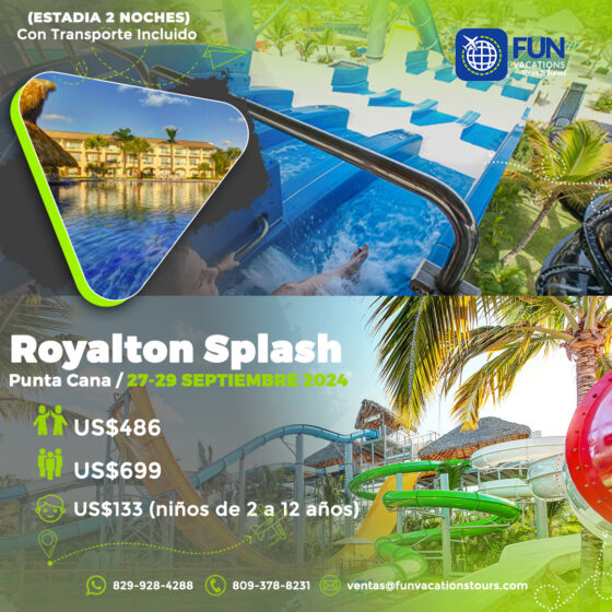 27 SEPTIEMBRE ROYALTON SPLASH