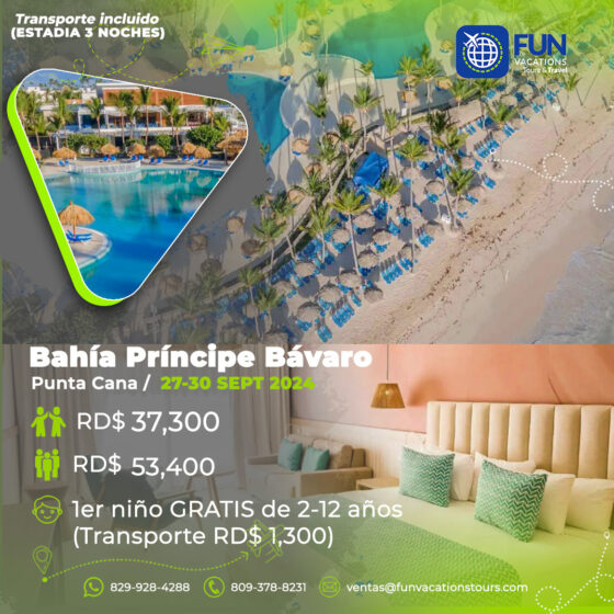 Bahia Principe Bavaro 27-30 sept