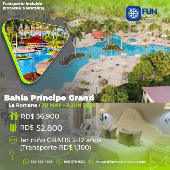 Bahia Principe Grand la Romana 30 may-2 jun